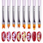 SET 8BUC PENSULE FLOWER HANDLE