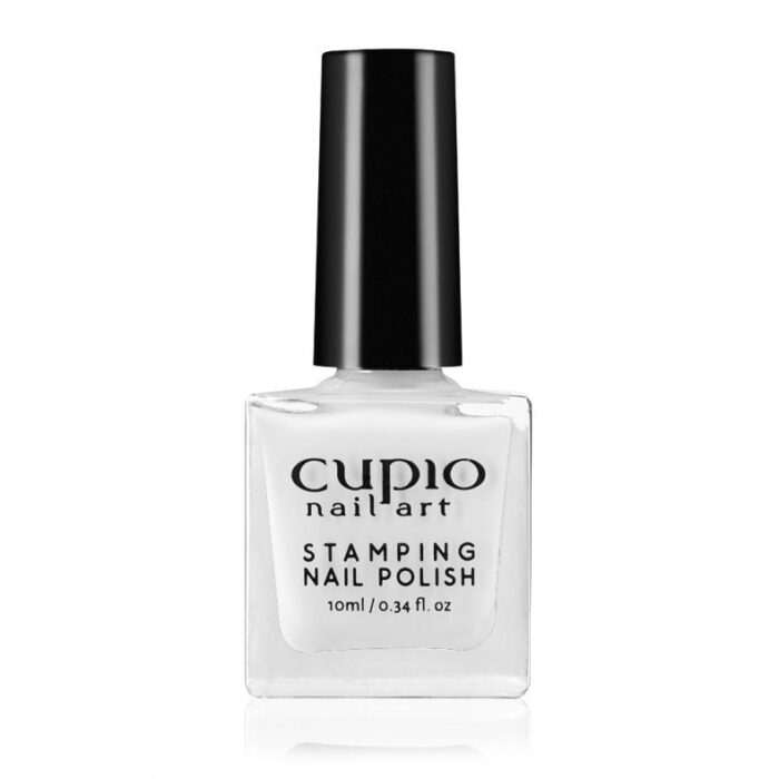 stamping nail polish cupio white