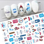 Sticker Unghii F814 Chirstmas