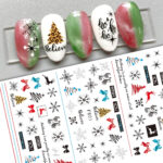 Sticker Unghii F801 Chirstmas