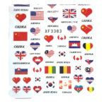 Sticker Unghii XF-3383