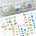 Sticker Unghii F815 Chirstmas