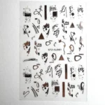 Sticker unghii STZ-SJ001 Rose Gold