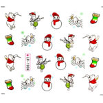 Tatuaj pe baza de apa Christmas Edition LR-1934