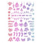 Sticker Unghii TL0057 Chirstmas