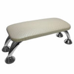 Suport mână dreptunghi cu picioruse cromate Pearl Beige