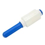Suport mini role din plastic pentru folie + rola Folie ( negru/albastru)