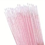 Micro aplicatoare VeroNic Roz cu sclipici 100buc - imagine 2