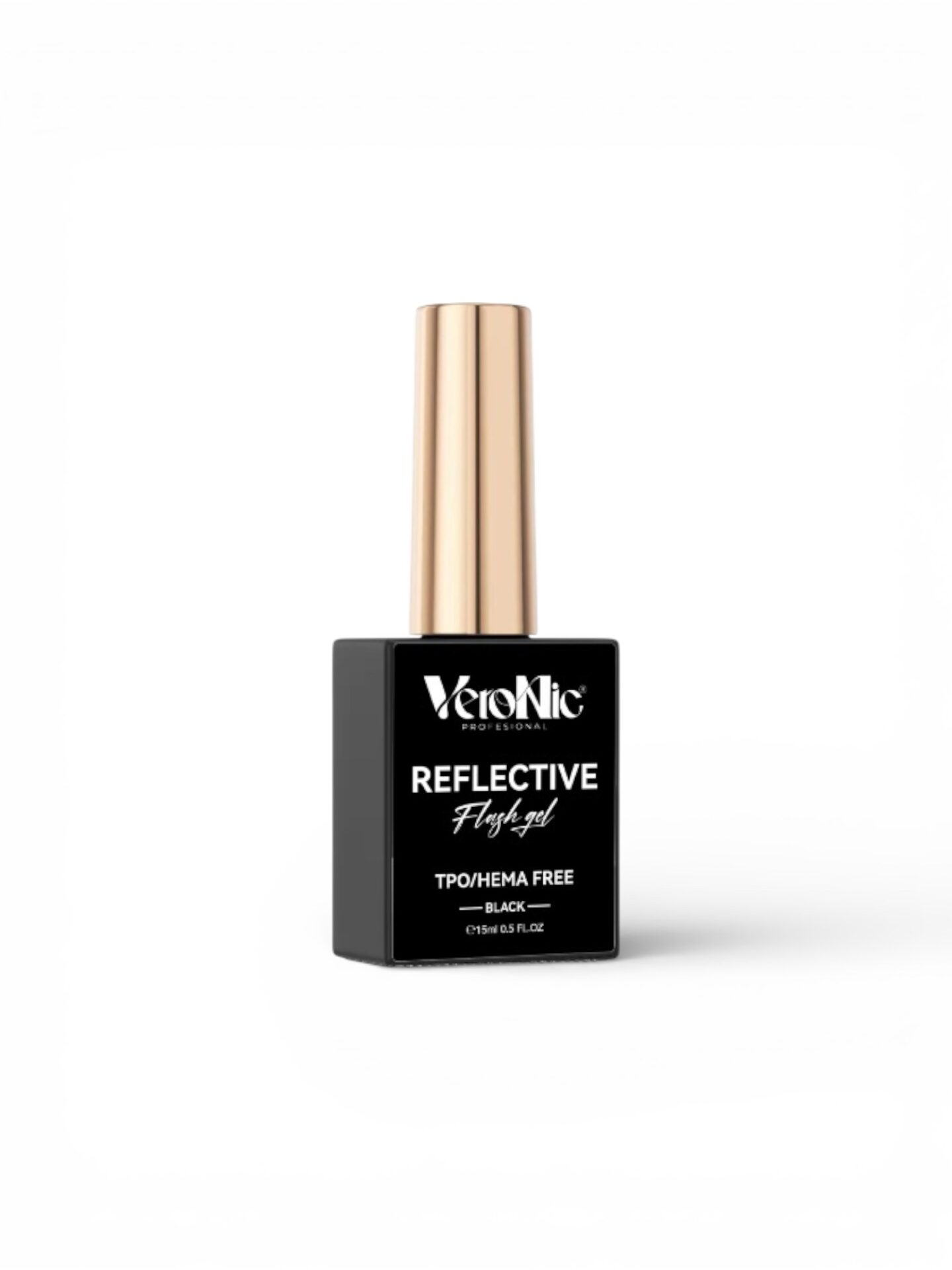 photoroom_20251215_194322 Ojă Reflective VeroNic Black Tpo&Hema Free 15 ml - imagine 1