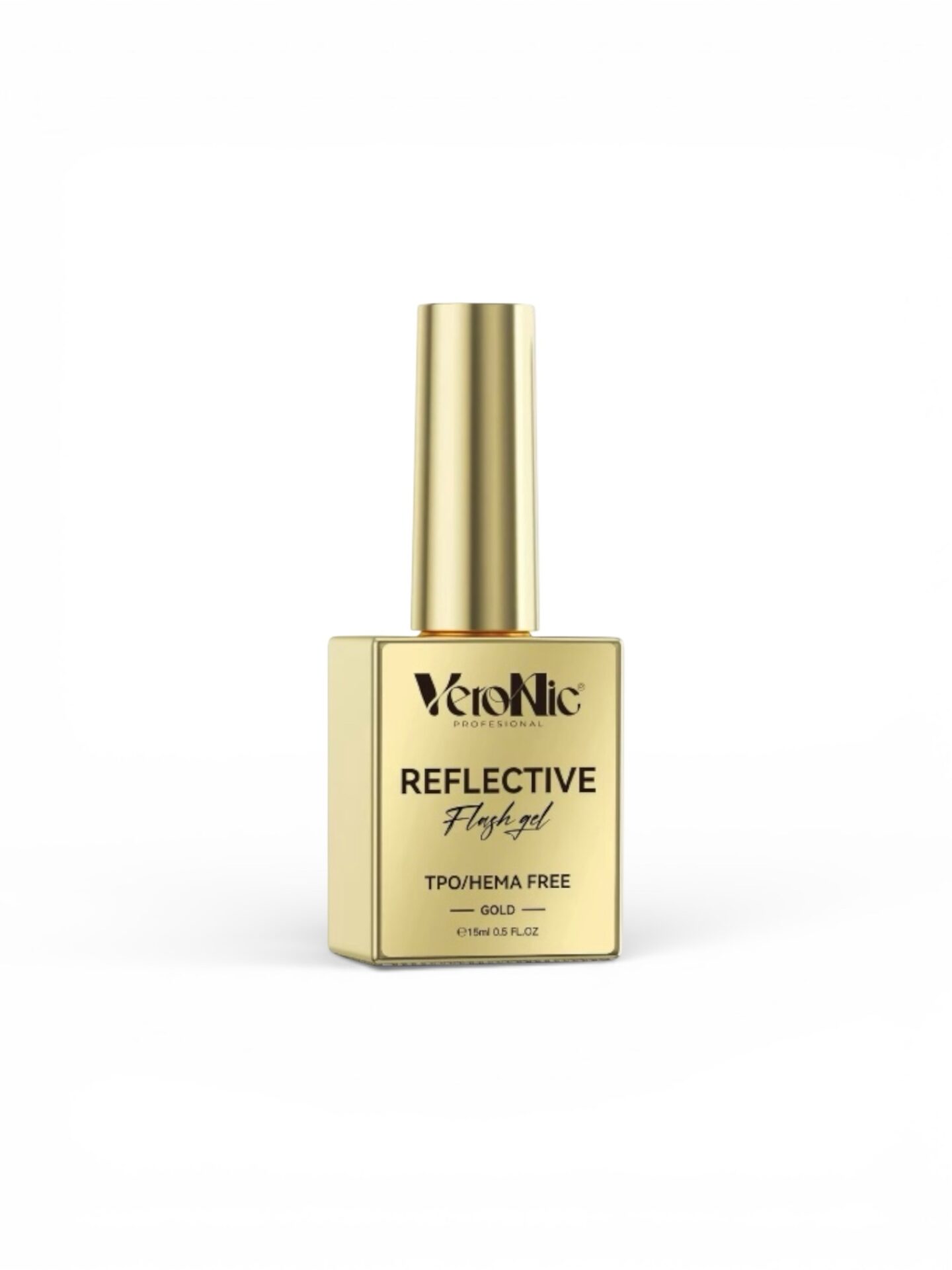 photoroom_20251215_194440 Ojă Reflective VeroNic Gold Tpo&Hema Free 15 ml - imagine 1