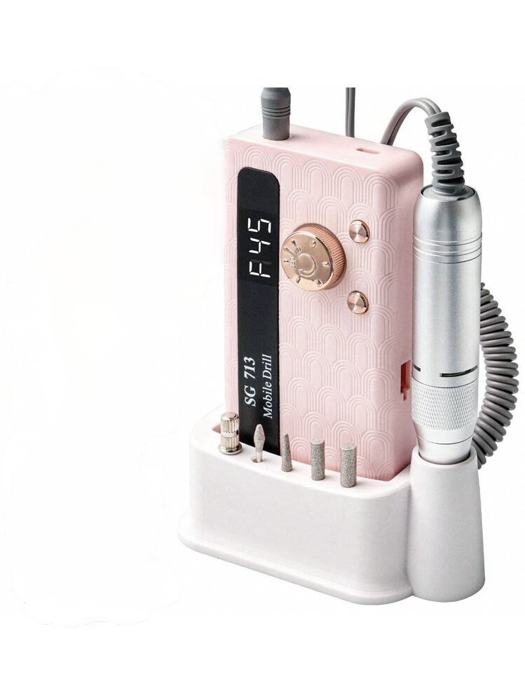 img_4290 Freză Electrică Portabila -Reancarcabila 36W -45000 RPM Pink - imagine 1