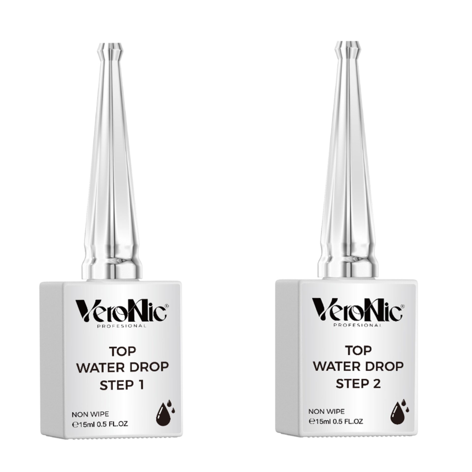 50740d35-b7b7-4c3a-a90c-e8b5e37f21e0 Water Drop Top VeroNic Step 1 +Step 2 - 2X15 ml - imagine 1