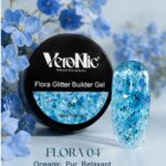 Flora Glitter Builder Gel VeroNic Nr 04 -15ml