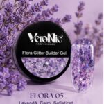 Flora Glitter Builder Gel VeroNic Nr 05 -15ml