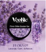 Flora Glitter Builder Gel VeroNic Nr 05 -15ml