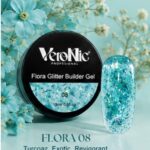Flora Glitter Builder Gel VeroNic Nr 08- 15ml