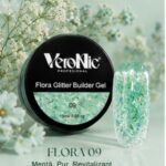 Flora Glitter Builder Gel VeroNic Nr 09-15 ml