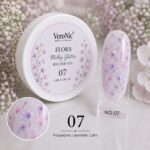 Flora Milky Glitter VeroNic nr 07- 15 ml