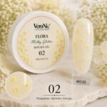 Flora Milky Glitter VeroNic nr 02- 15 ml