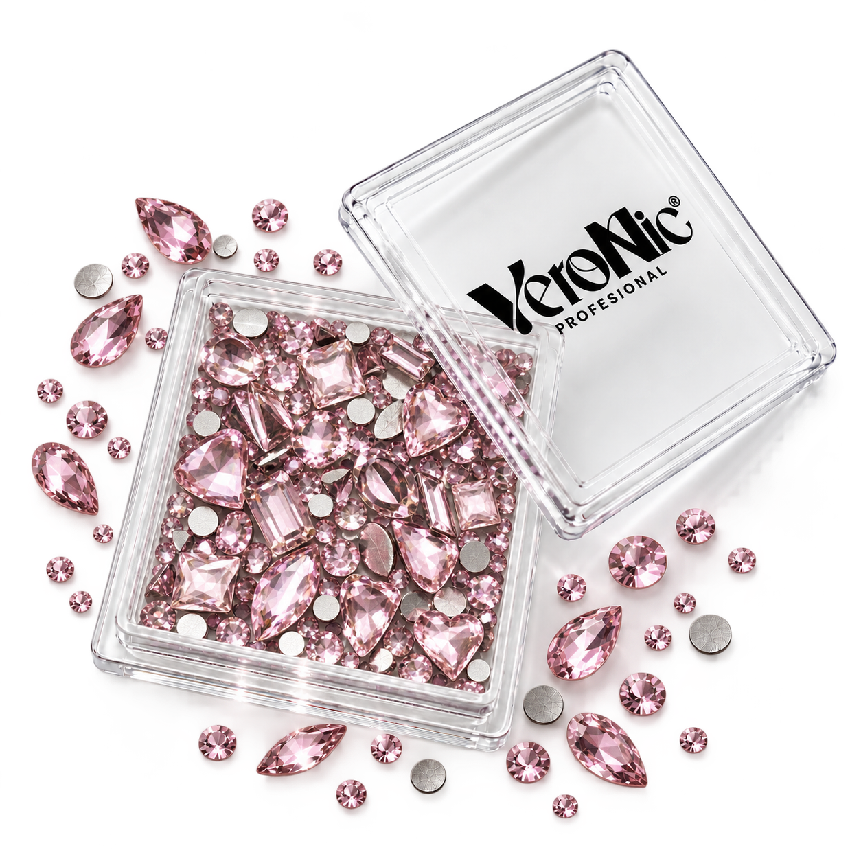 283897c4-b488-493a-854f-5e4e4b2a3ffa Mix de Cristale VeroNic –Light Rose - imagine 1