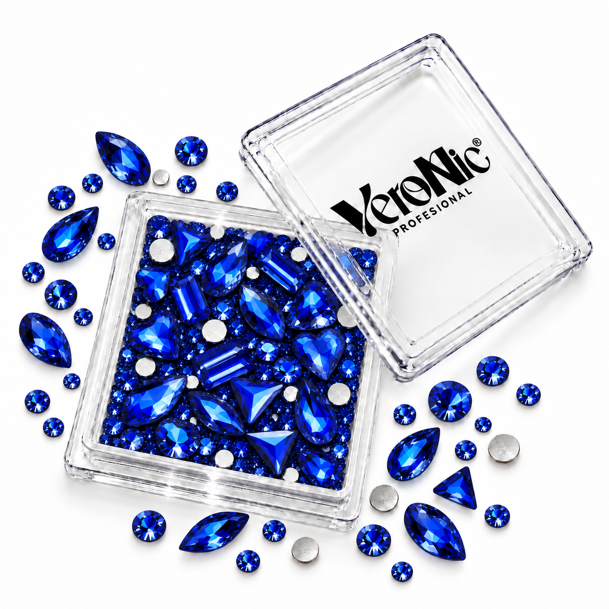 38cddf05-462e-4838-b4a3-5ab4c9b9758c Mix de Cristale VeroNic –Sapphire - imagine 1